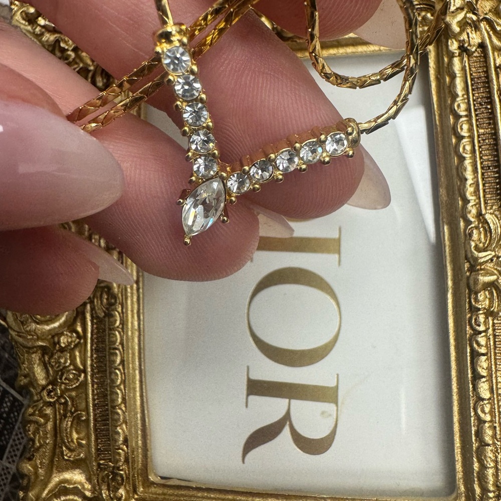 Christian Dior vintage gold plated necklace - Picture 15 of 15